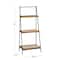 Brown Wood Industrial Wall Shelving Unit, 47 " x 21 " x 12 "